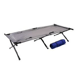 Alu.Military-Style Cot with Mattress