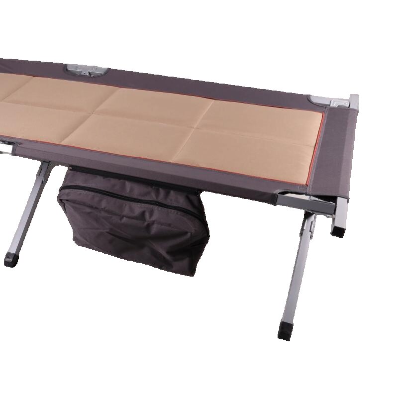 Military Style Steel Folding Camping Cot with Padded Mattress C116PD