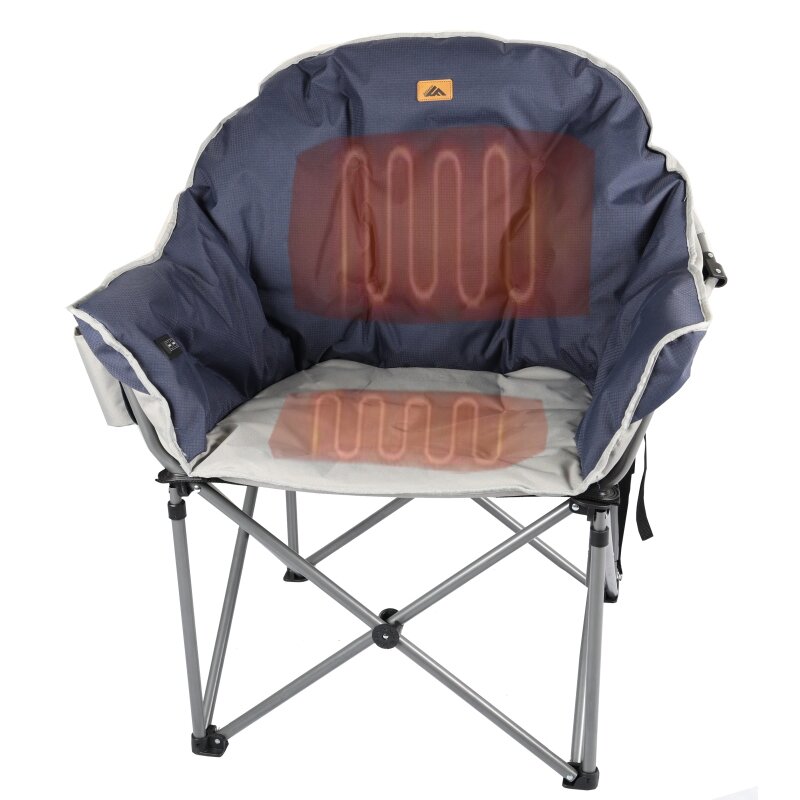 Low-Profile Moon Chair with Stable Tubular Base RC709