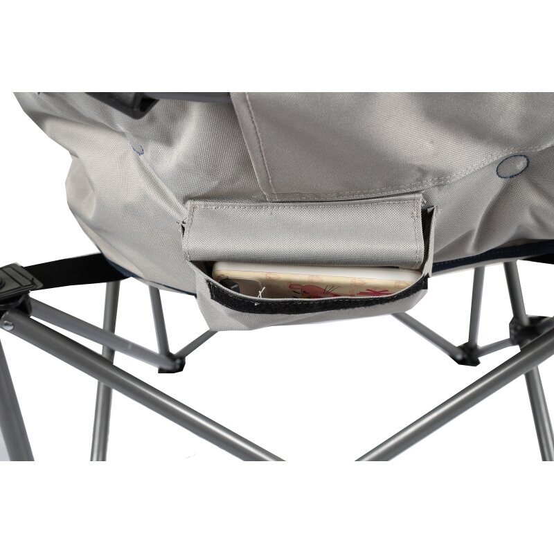 Low-Profile Moon Chair with Stable Tubular Base RC709