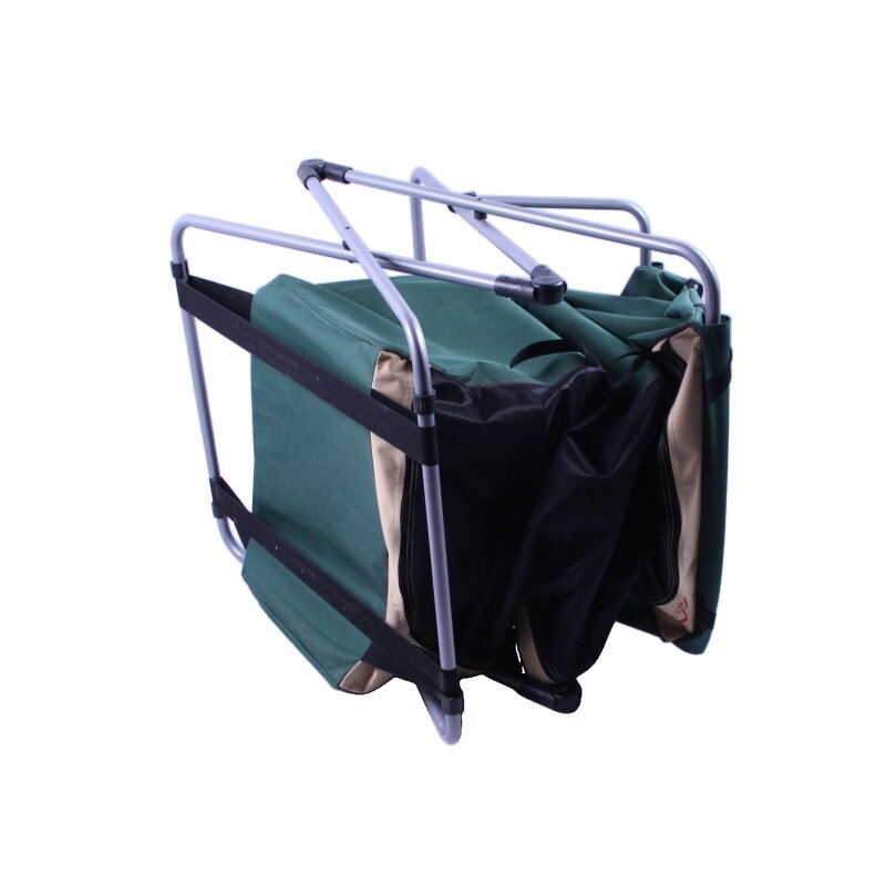 3-Shelf Camping Storage Cupboard with Quick-Fold Frame GZ203