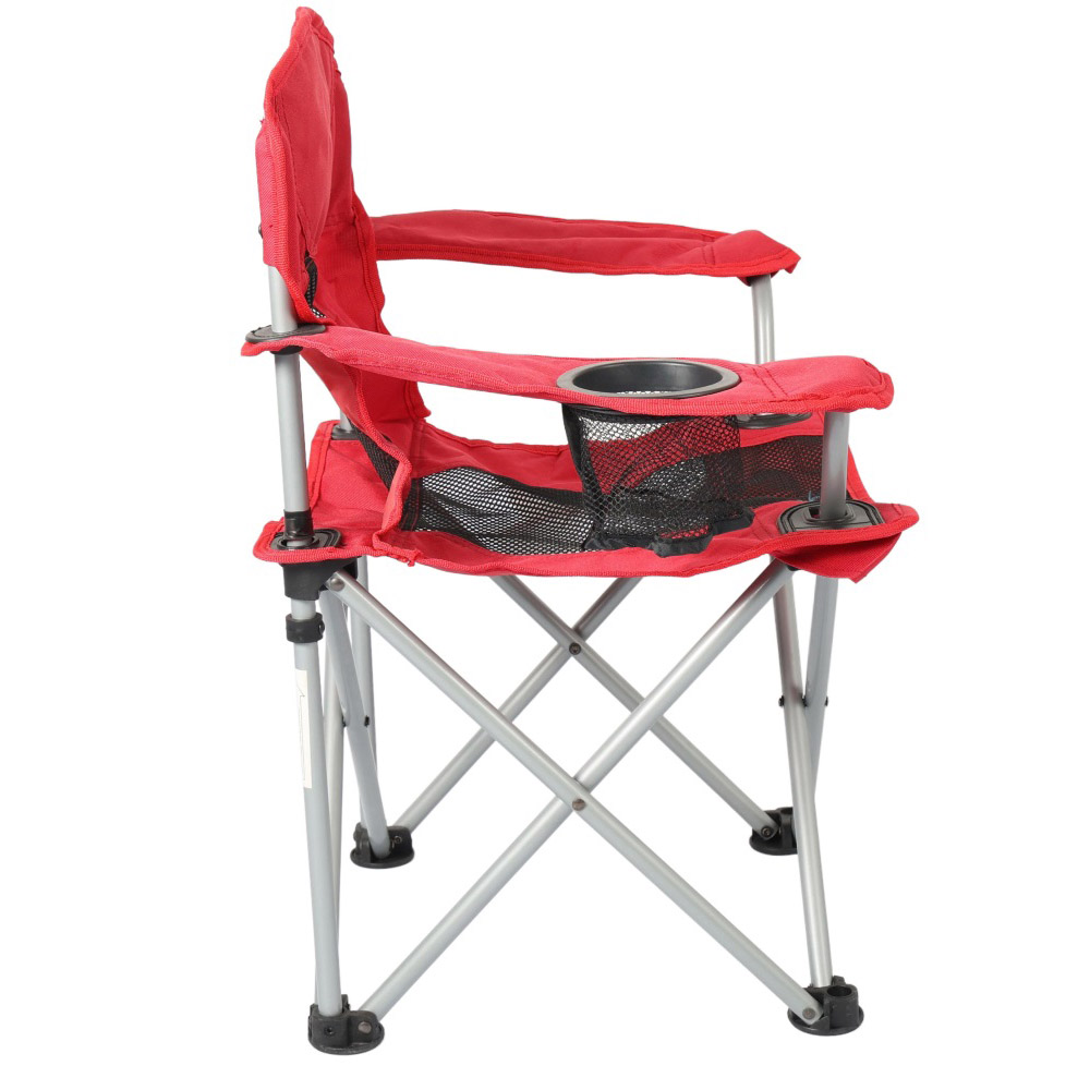 Folding Camping Chair with Mesh Panel & Cup Holder JB303