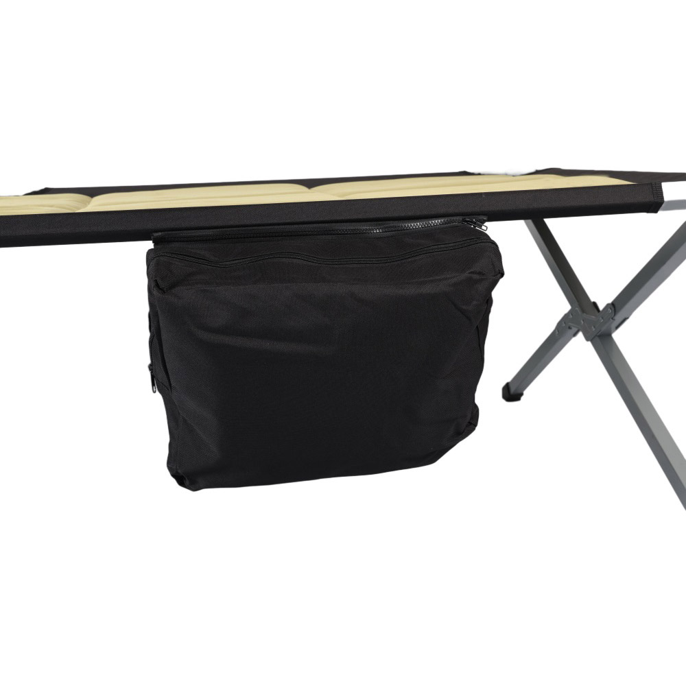 Military Style Steel Folding Camping Cot with Padded Mattress C116PD