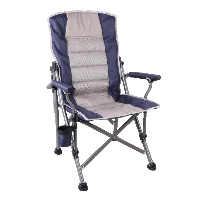 Tilting And Floating Backrest Hardarm Portable Chair TG411