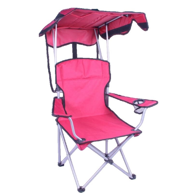 Foldable Canopy Camping Chair with 50+ UPF Sun Shade B304