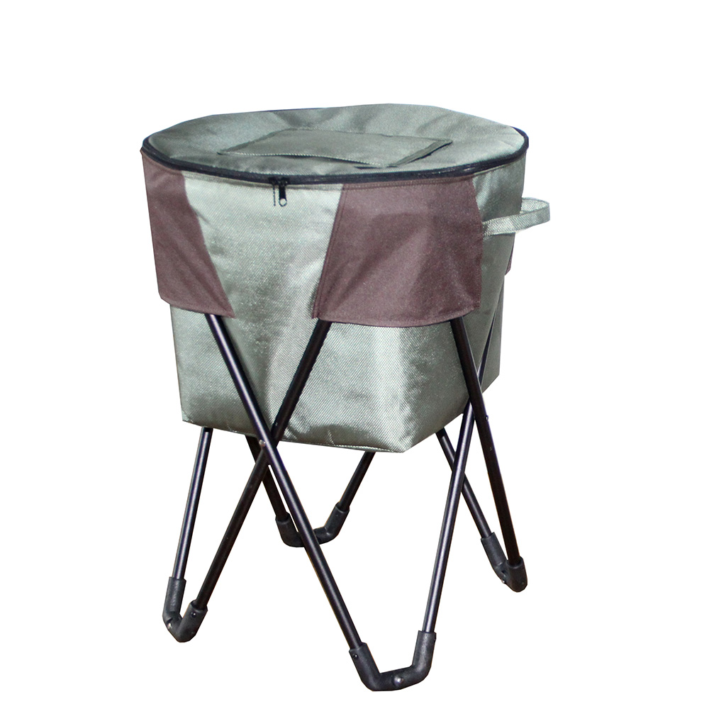 Soft-Sided Folding Cooler Bucket with Lid RB702CM