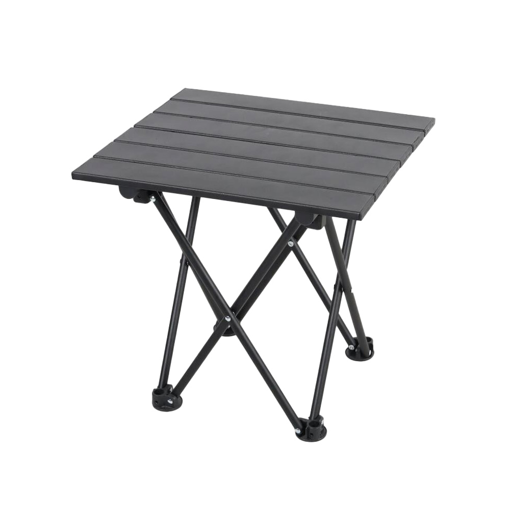Small Portable Camping Table With Steel Table Top